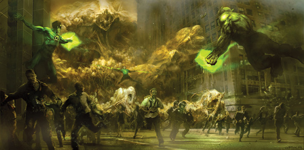 Fabuloso concept art de Green Lantern