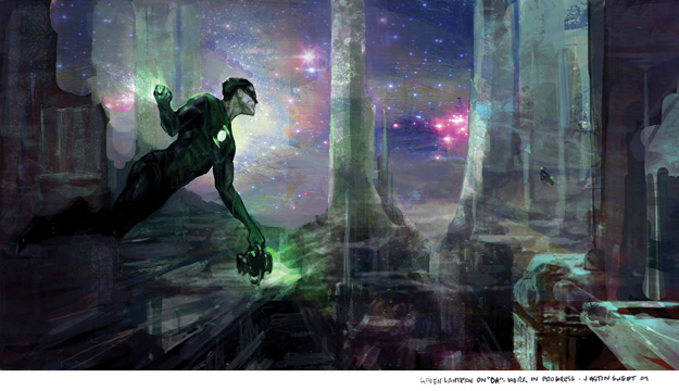 Fabuloso concept art de Green Lantern