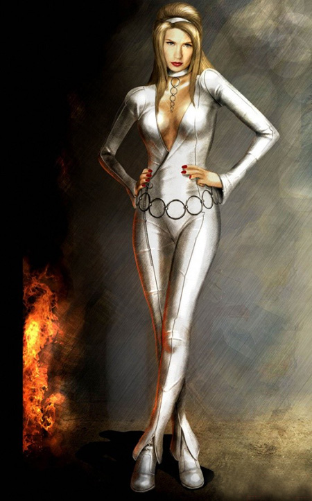 Uno de los posibles trajes de Emma Frost