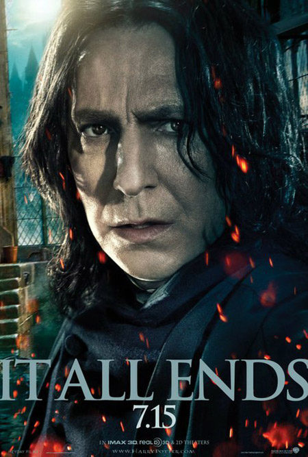 Nuevo cartel de Harry Potter y las reliquias de la muerte (2ª parte)... Snape