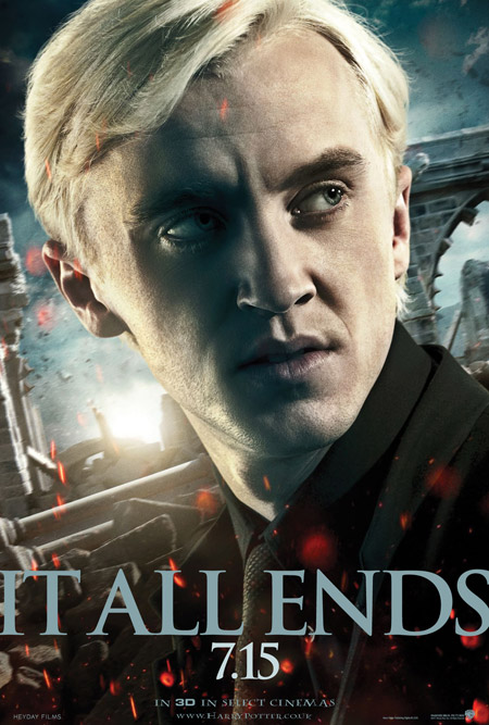 Nuevo cartel de Harry Potter y las reliquias de la muerte (2ª parte)... Drako Malfoy