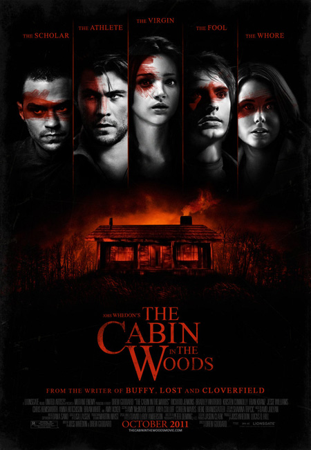 Nuevo sencillo pero molón cartel de The Cabin in the Woods