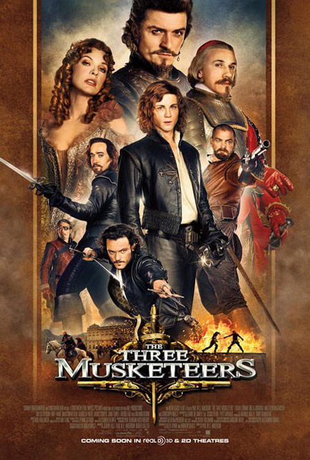 Primer cartel de The Three Musketeers... porque es ciencia ficción