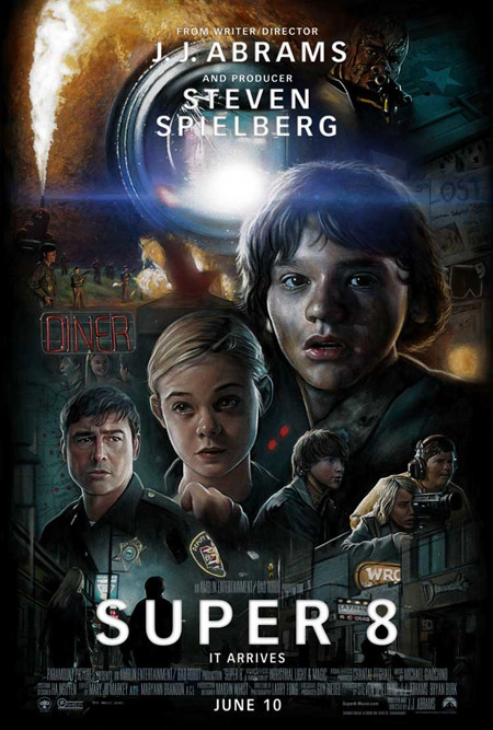 Nuevo cartel de Super 8... a la Drew Struzan!