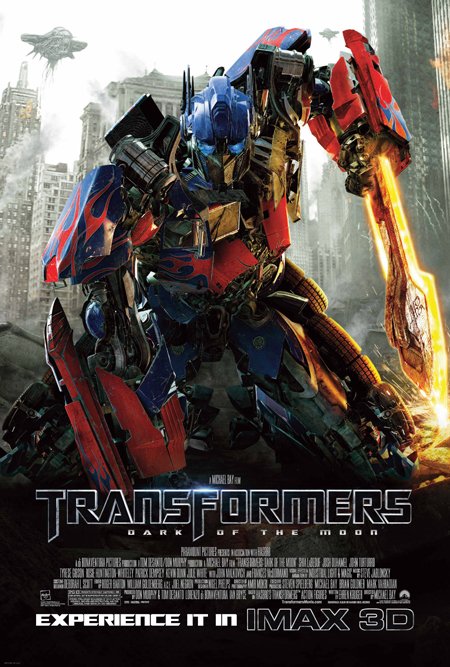 Nuevo cartel de Transformers: el lado oscuro de la luna
