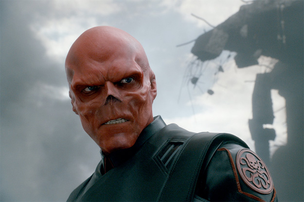 Generoso gran vistazo a Cráneo Rojo en Captain America: The First Avenger