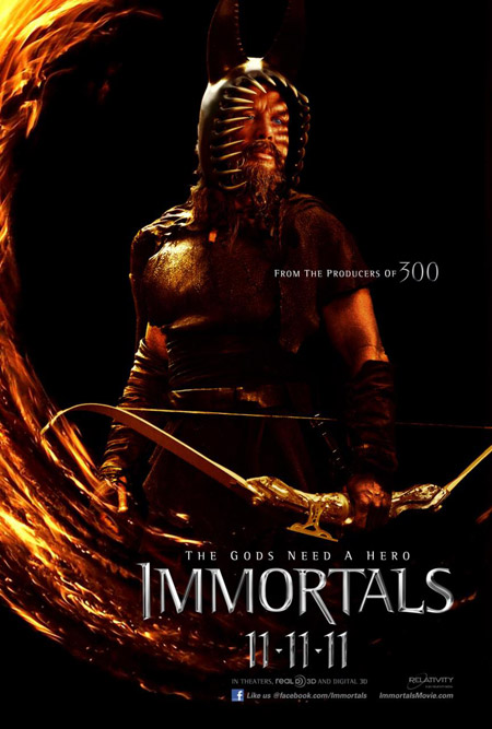 Nuevo cartel de Immortals de Tarsem Sighn