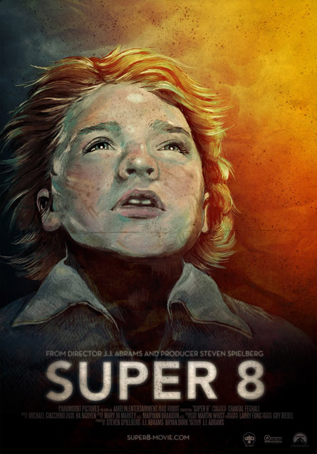 Cartel desechado de Super 8 obra de Daniel Skubal y Veronica LaPage