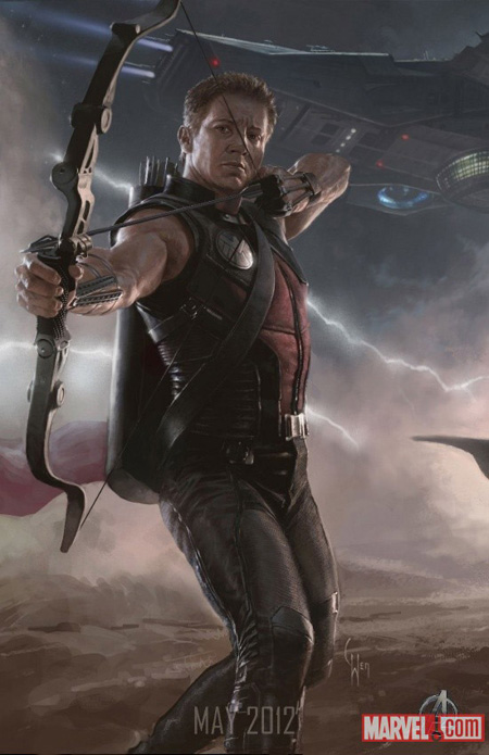 Cartel promo de The Avengers: Ojo del Halc&oacute;n