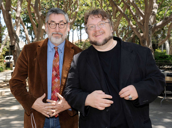 John Landis y Guillermo del Toro, gente curiosa