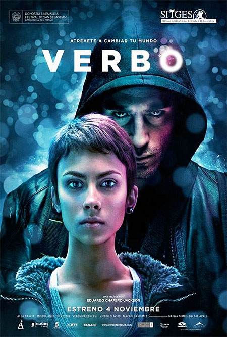Cartel final del film de ciencia ficción español Verbo
