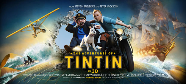 Nuevo banner cartel de Las aventuras de Tint&iacute;n: el secreto del Unicornio