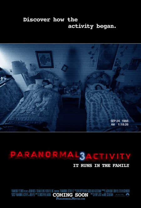 Cartel la mar de original de Paranormal Activity 3