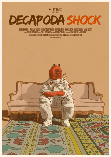 Cartel del magistral corto Decapoda Shock