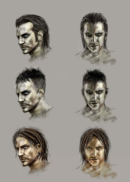 Concept Art del The Crow que pudo ser y no fue