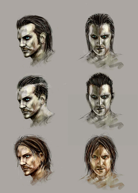 Concept Art del The Crow que pudo ser y no fue