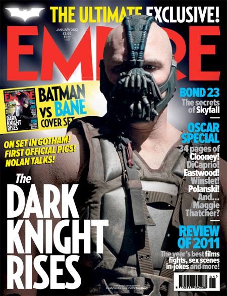 Portada del nuevo n&uacute;mero de Empire... Bane en El caballero oscuro: la leyenda renace