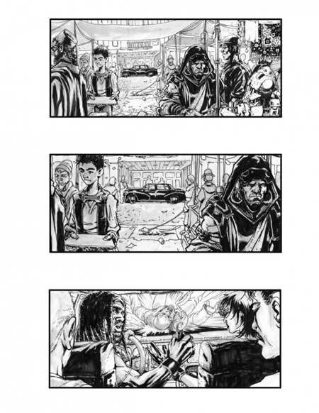 Storyboard de Neuromancer (6&ordm;)