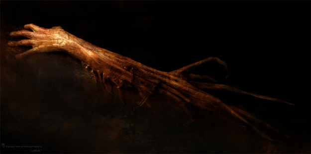 Concept art de La cosa