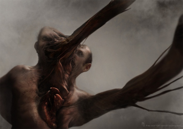Concept art de La cosa