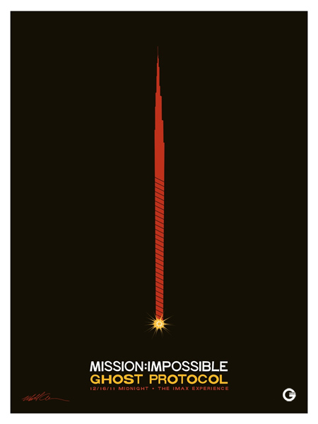 Nuevo mol&oacute;n cartel de Misi&oacute;n imposible: protocolo fantasma