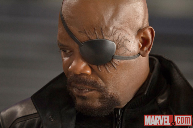 Un mejor vistazo al parche de Nick Fury