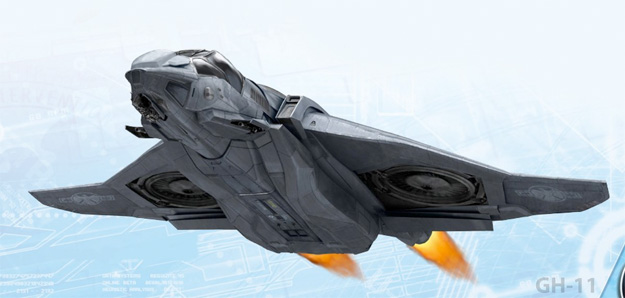 Concept Art del QuinJet de Los Vengadores