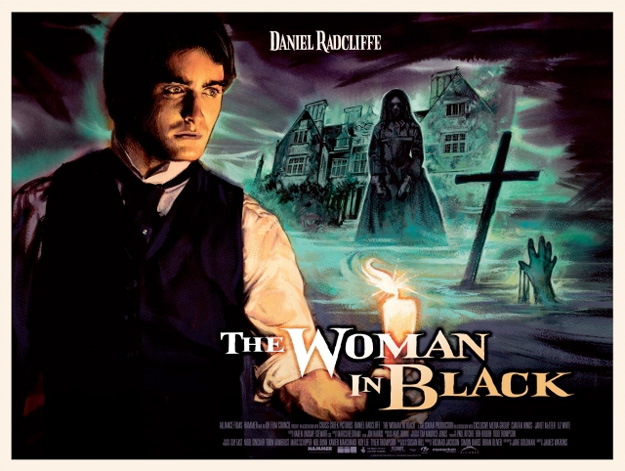 Cartel modo Hammer de La mujer de negro