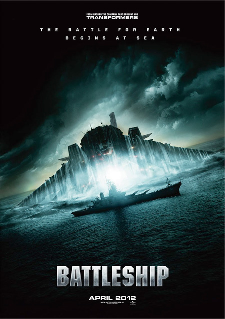Uno de los carteles de Battleship
