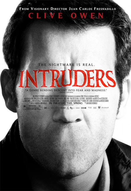 Fabuloso cartel de Intruders para el mercado USA... lo de visionario director me rompe