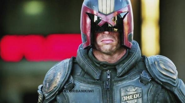 Dredd pone cara de pocos amigos