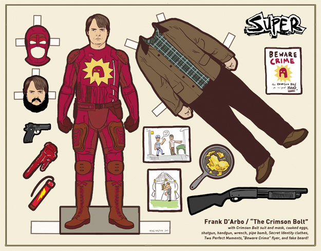 Recortable de Frank D'Arbo a.k.a. The Crimson Bolt en Super