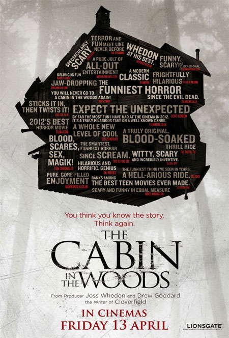 Nuevo cartel de The Cabin in the Woods