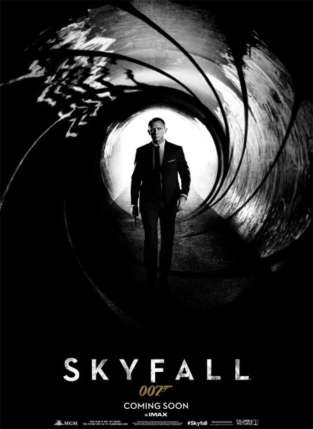 Cartel de Skyfall, simple pero efectivo