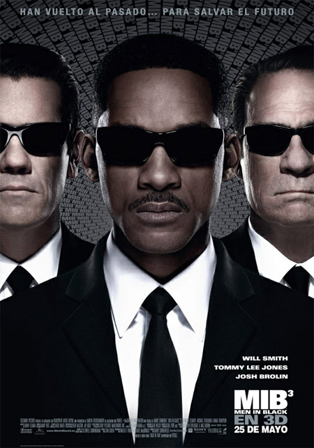 Uno de los carteles de Hombre de Negro 3