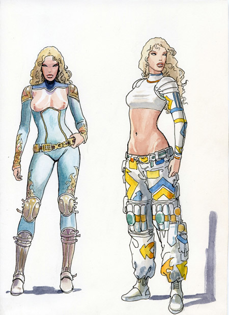 Dise&ntilde;o del remake de Barbarella que Martha de Laurentiis plane&oacute;