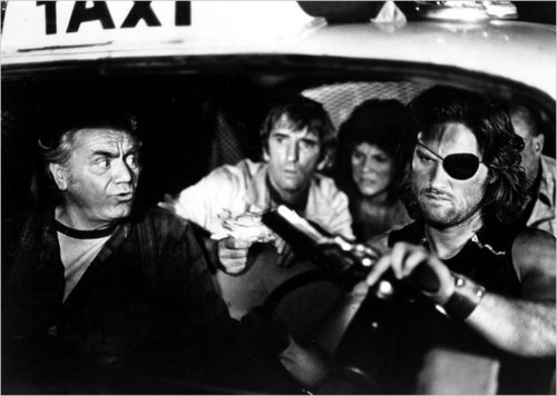 Cabbie, Cerebro, Maggie, el presidente y Plissken el serpiente
