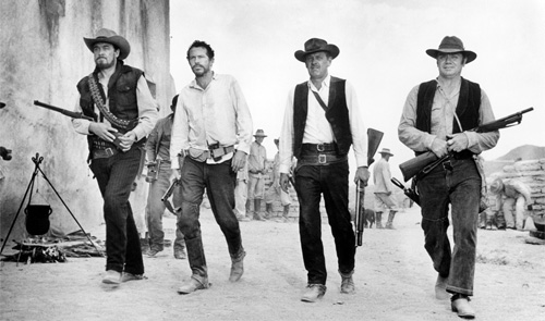 Ben Johnson, Warren Oates, William Holden y Ernest Borgnine dispuestos a morir