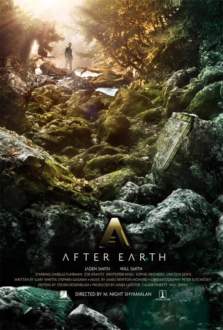 Primer cartel de After Earth de M. Night Shyamalan
