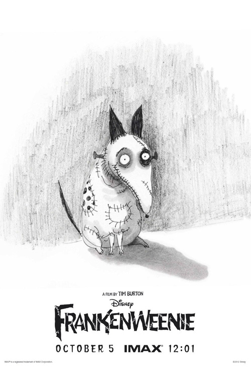El cartel IMAX de Frankenweenie, la nueva joya de Tim Burton por lo que cuentan