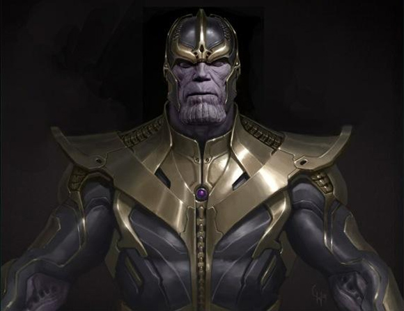 Concept art de Thanos ...