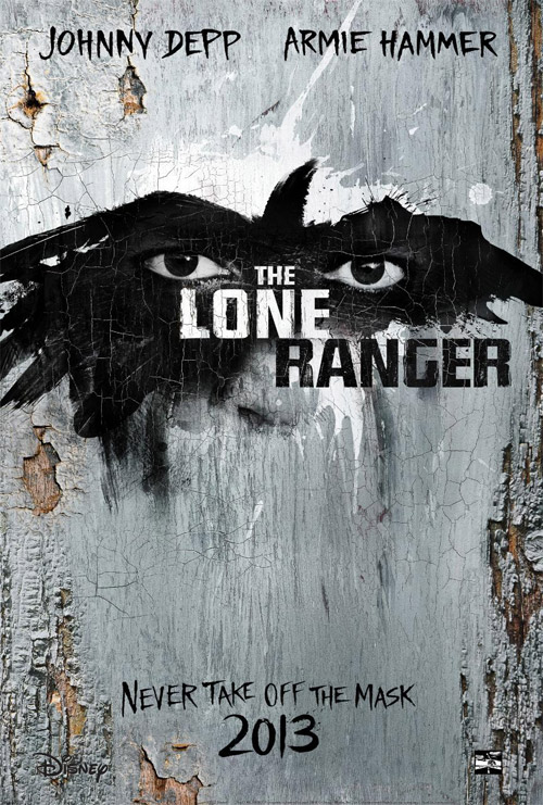 El por ahora único cartel de El Llanero Solitario (The Lone Ranger)