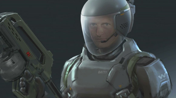 Esta imagen es para cagarse el doble tras la anterior... &iquest;Roy Batty trabajando en Weyland?