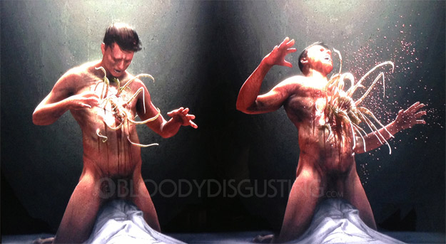 La escena del chestbuster que concibió Jon Spaihts originalmente para Prometheus