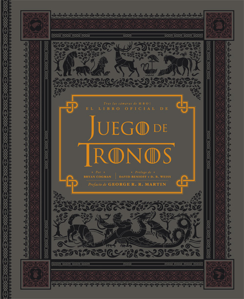 Portada del libro "Juego de tronos: Tras las c&aacute;maras de HBO"