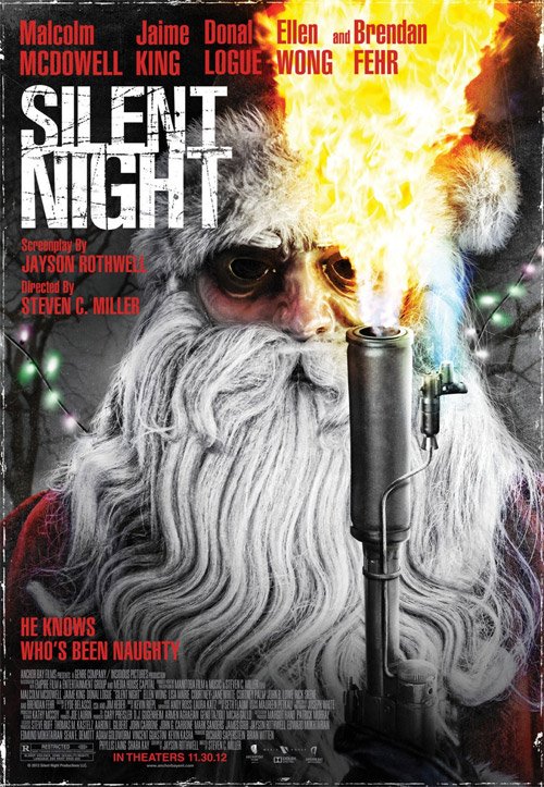 Primer cartel de Silent Night... simp&aacute;tico pero poco m&aacute;s