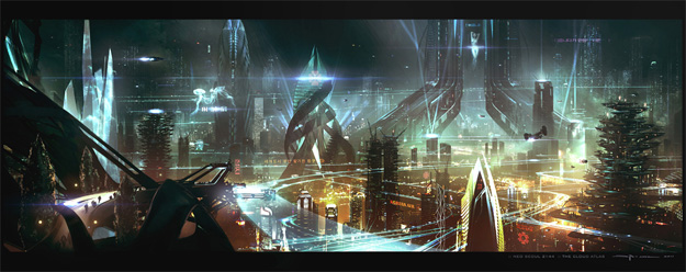 Concept art de Cloud Atlas