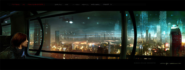 Concept art de Cloud Atlas