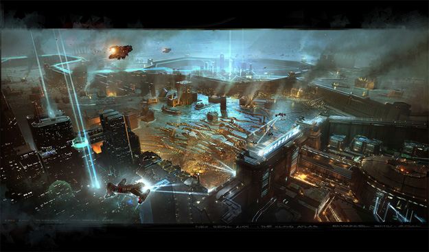Concept art de Cloud Atlas