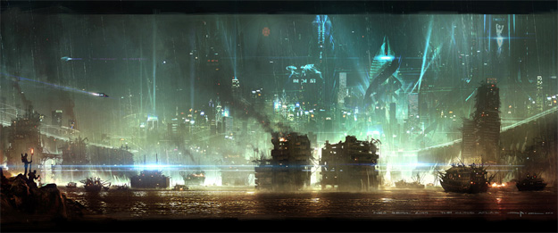 Concept art de Cloud Atlas